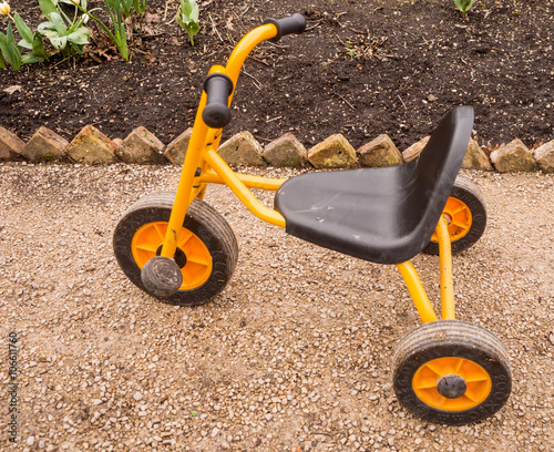 Childs tricycle at Beningbrough Hall, North Yorkshire, UK March 28th 2016 photo