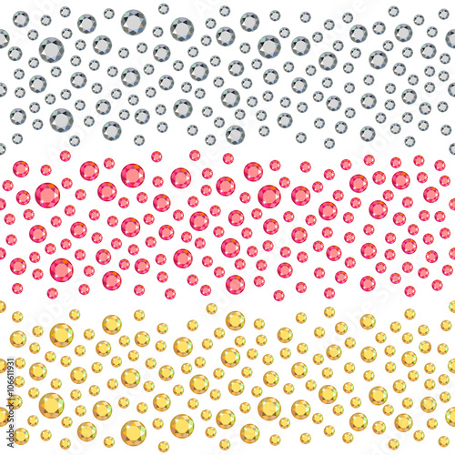 Seamless scattered balls