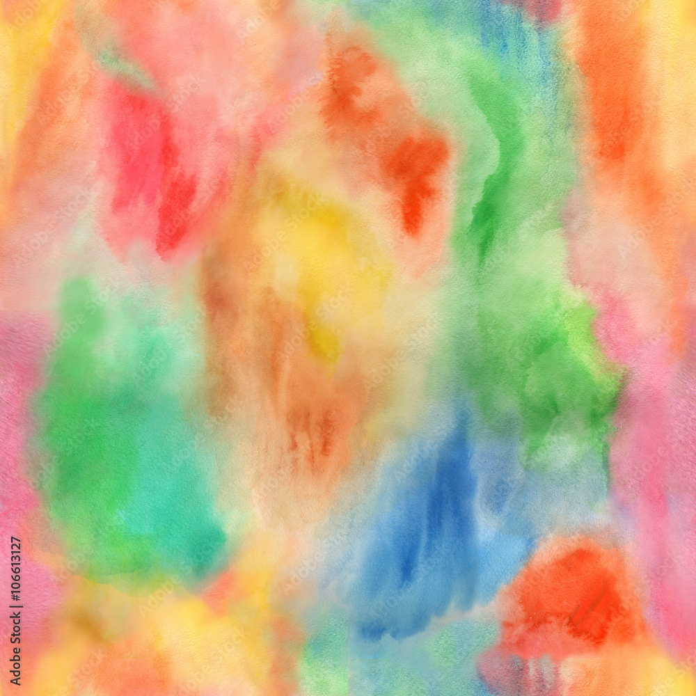 Abstract boho seamless fancy watercolor background