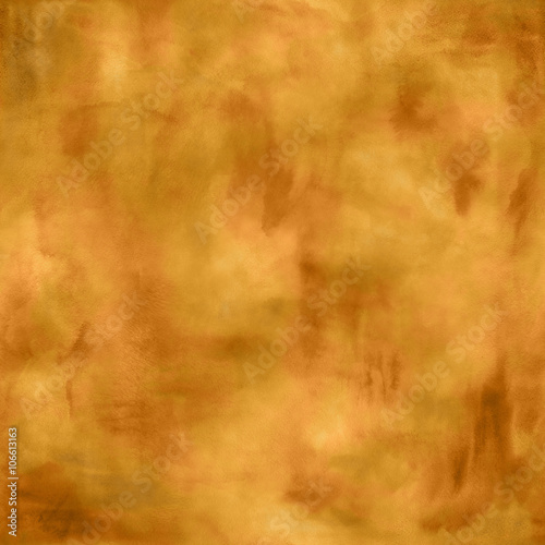 Abstract boho ocher watercolor background