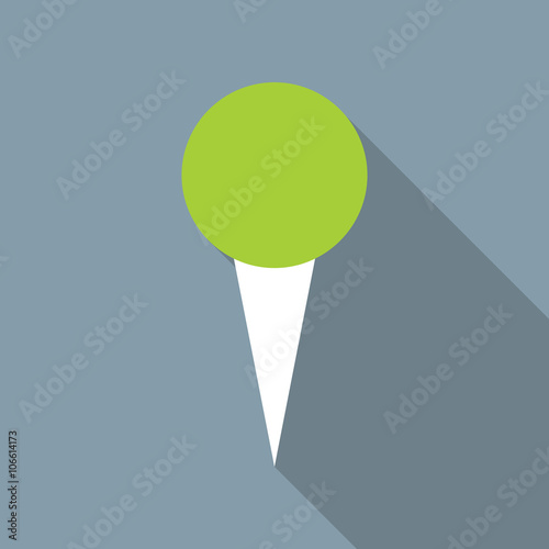 Push Pin Vector Flat Icon