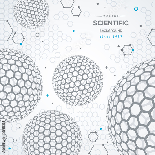 Geometric technology concept background