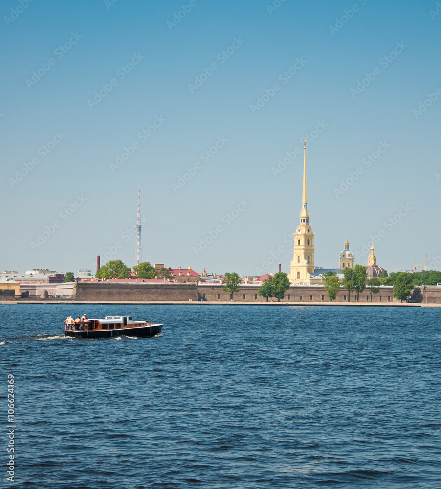 Peter and Paul Fortress in Saint-Petersburg, Russia