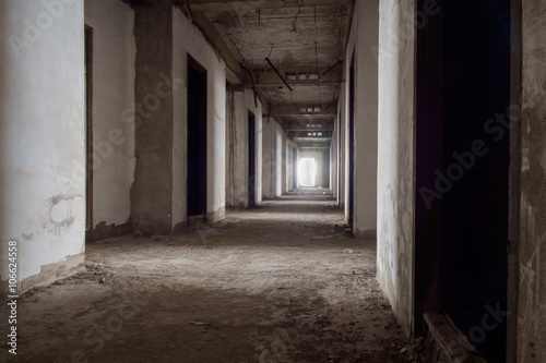 Abandoned building / View of inside the abandoned building. © wimage72
