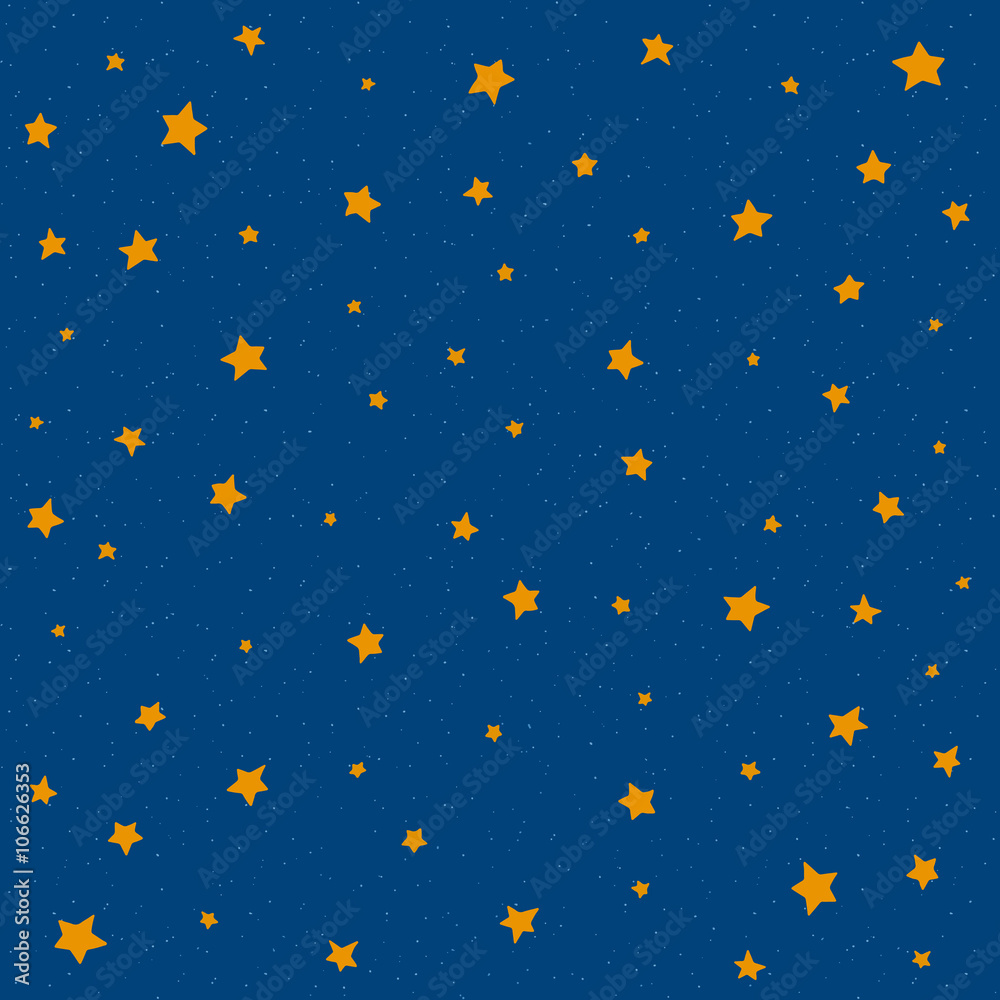 Fototapeta premium Stars at night sky ,background illustration art, Vector
