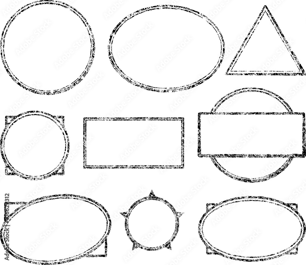 Big set of templates for rubber stamps Big set of templates for rubber stamps