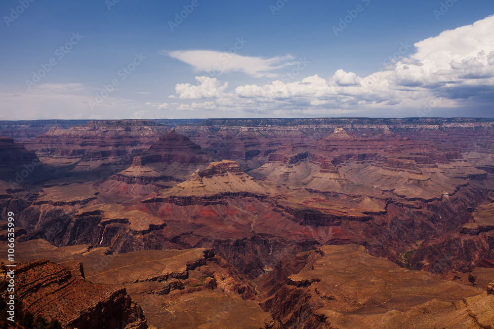 Classic view of Grand Canyon in Arizona, United States of America 