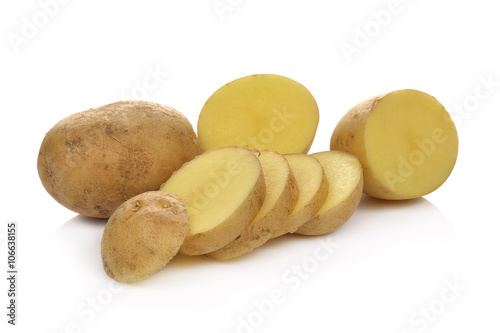 potato isolated on white background