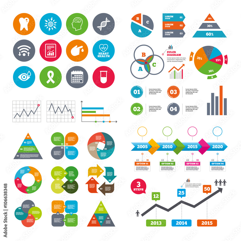 Medicine, medical health and diagnosis icons. Medicine, medical health and diagnosis icons.