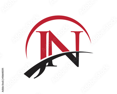 JN red letter logo swoosh