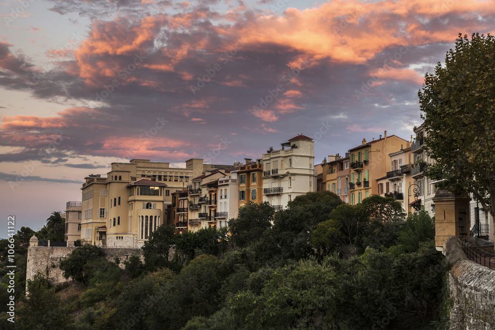 Sunset in Monaco