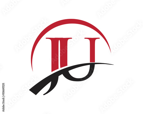 JU red letter logo swoosh