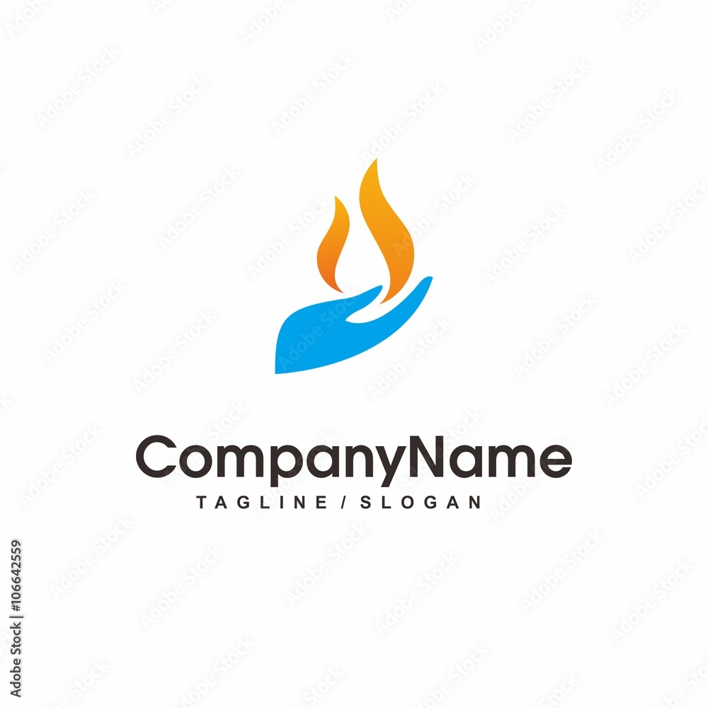 Fire Flame Logo design vector Fire Flame Logo design vector