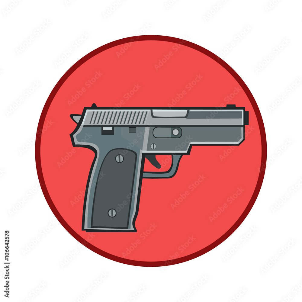 icon gun protection weapon/ Icon gun weapons for defense and attack for lovers of weapons and the desire to use it for protection from bandits icon gun protection weapon/ Icon gun weapons for defense and attack for lovers of weapons and the desire to use it for protection from bandits