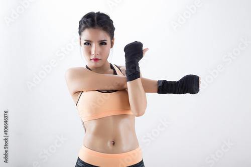 Beautiful Boxing Woman