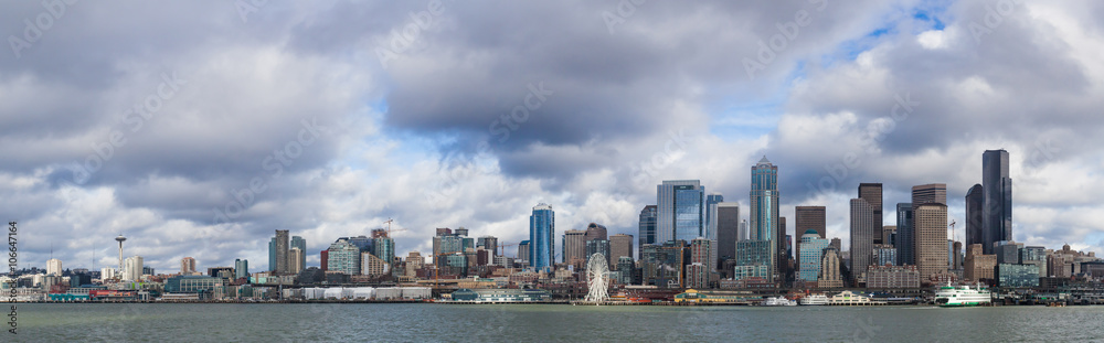 Panoramic view of Downtown Seattle