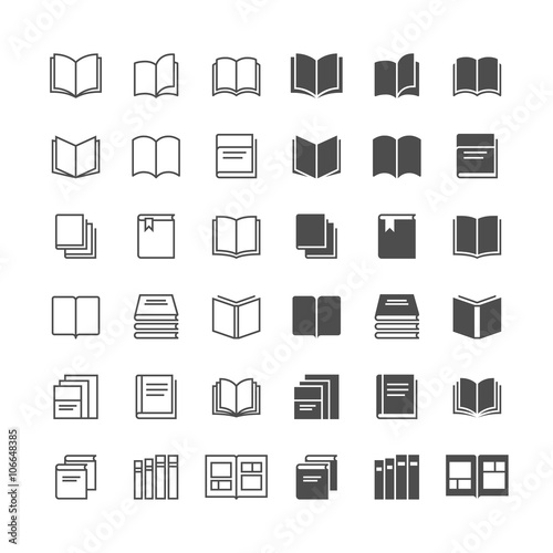 Book icons, included normal and enable state.