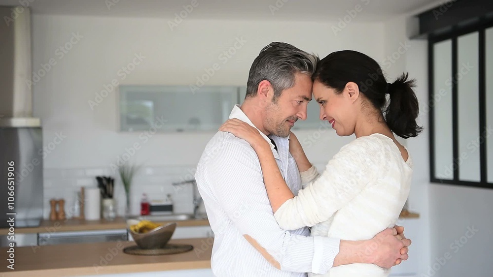 In love mature couple embracing In love mature couple embracing