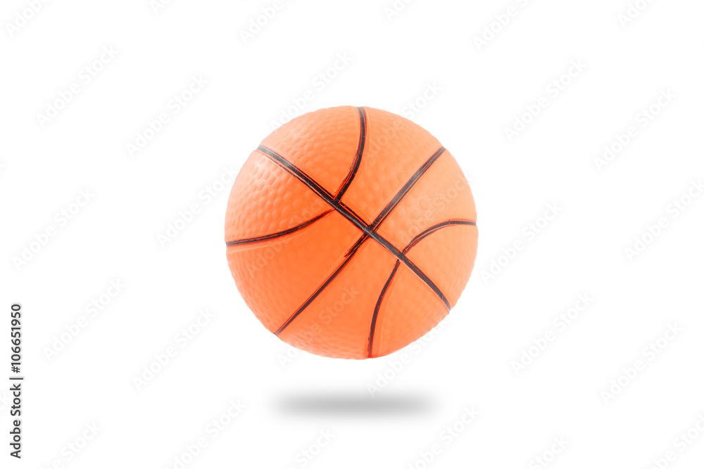 Plastic basketball ball