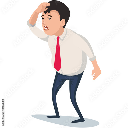 businessman sad