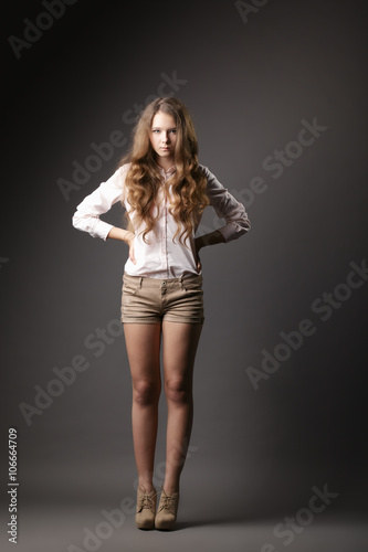 beautiful girl posing