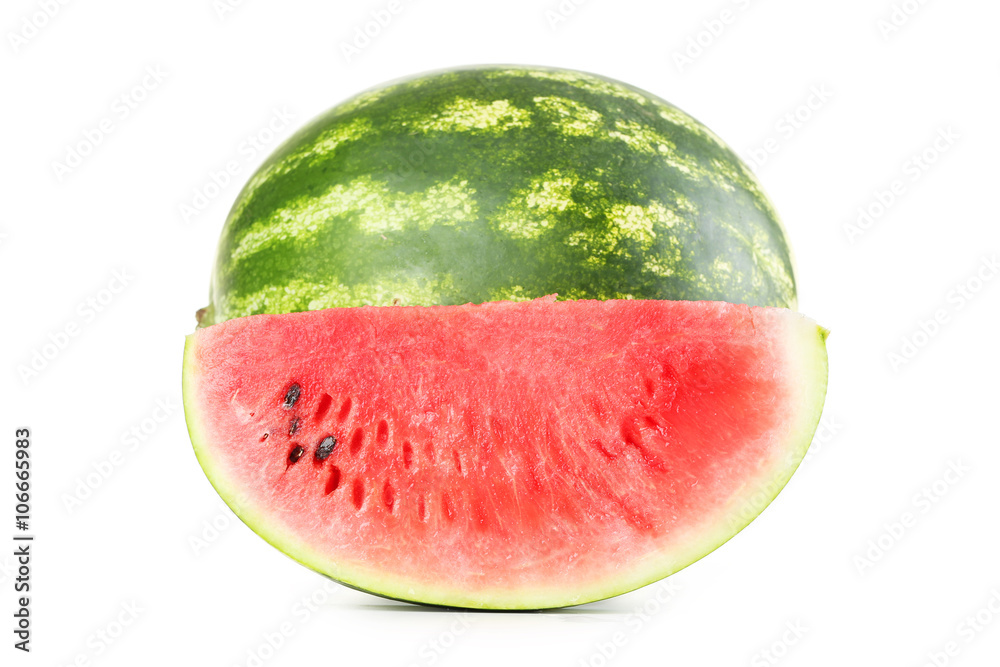 Tasty watermelon isolated on a white Tasty watermelon isolated on a white