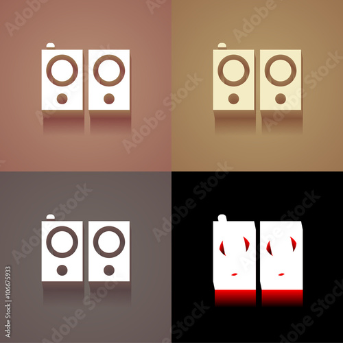 3_Vintage_Icons_With_Long_Shadow