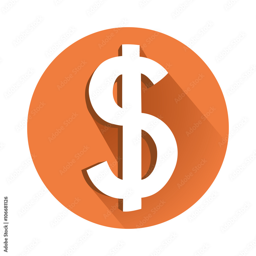 This is an illustration of dollar symbol This is an illustration of dollar symbol