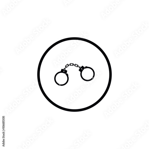 Icon handcuffs.