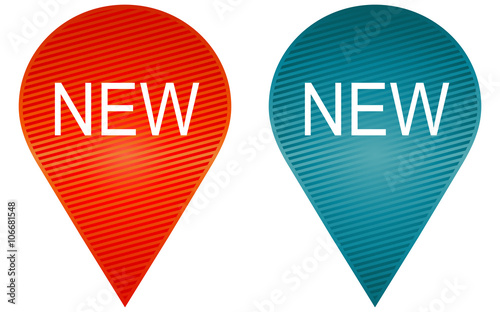 New sign icon.