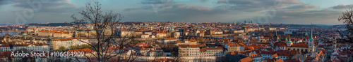 Large panorama of Prague