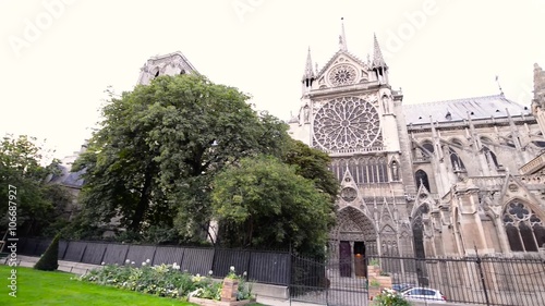 Notre Dame exterior view photo