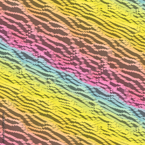 Abstract background with 3d cubes. 