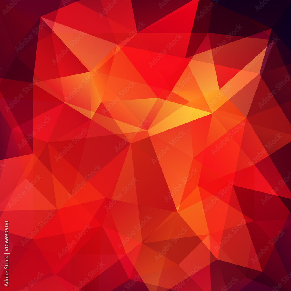 Obraz premium Polygonal vector background. 