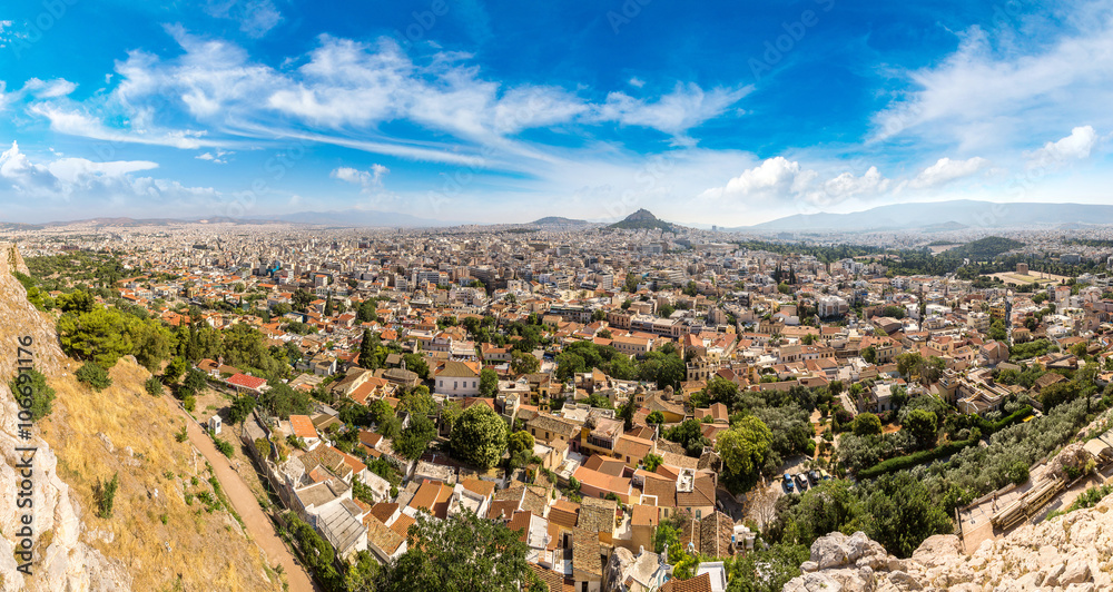 Lycabettus hill in Athens, Greece