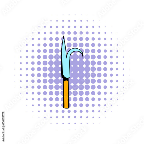 Scrap icon, comics style