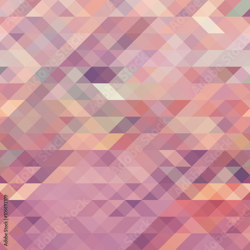 Vector geometric background with triangles. Colorful low poly background for card, poster, wallpaper.