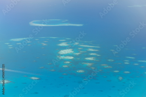 Wallpaper Mural Maldive island in ocean Torontodigital.ca