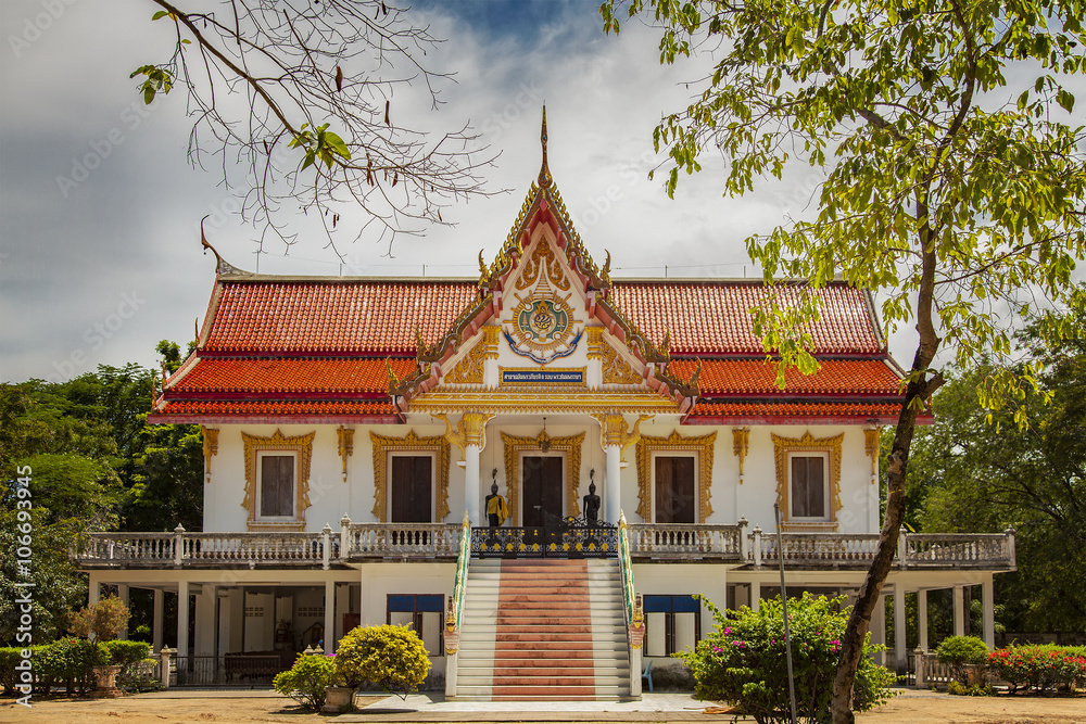 Buddhist temple and park