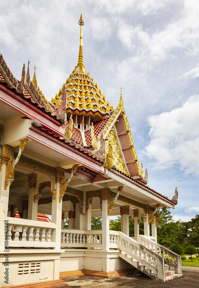 Ornate Buddhist temple