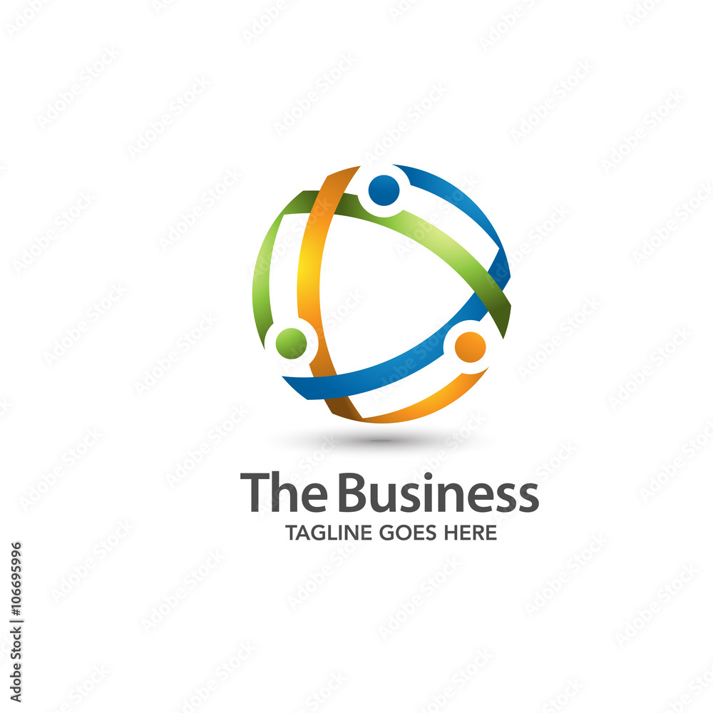 Vector circle ring logo design, Technology orbit web rings Vector circle ring logo design, Technology orbit web rings