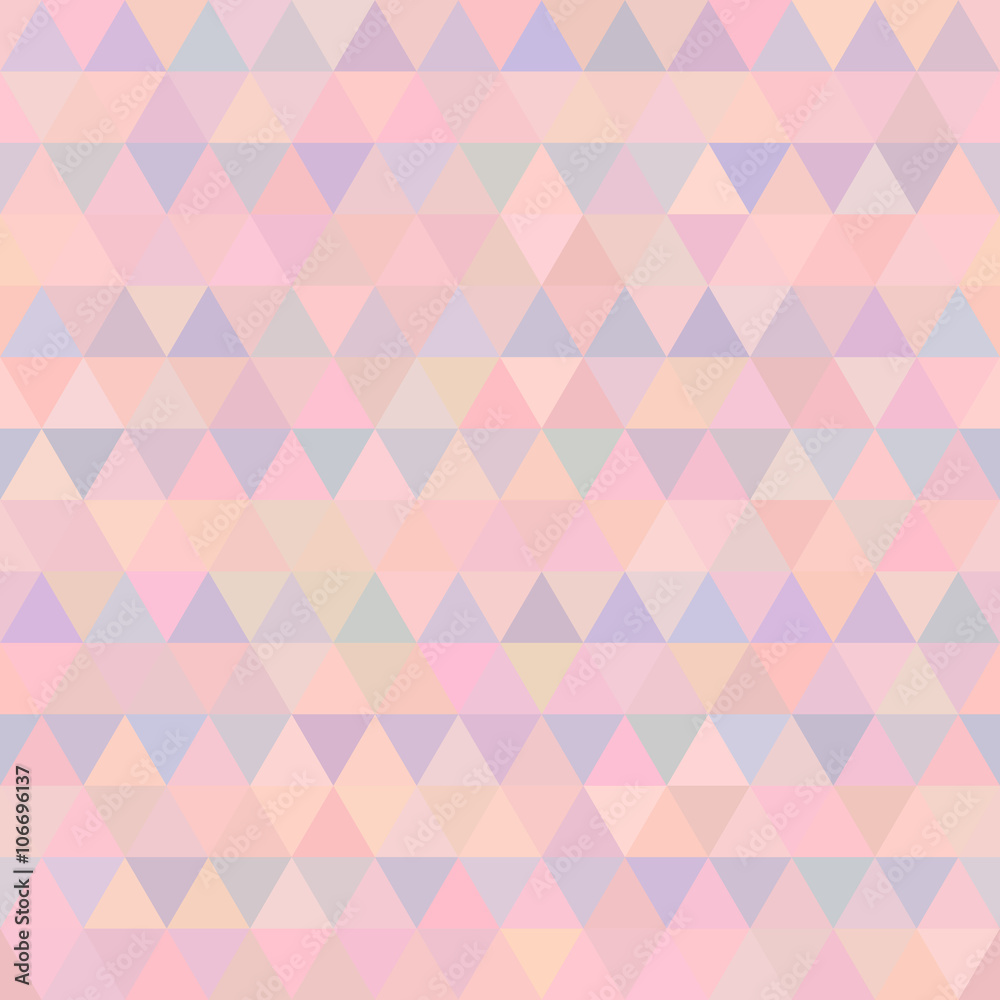 Vector geometric triangle seamless pattern.