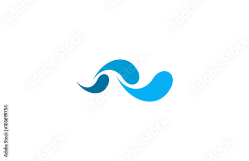 swirl water wave logo