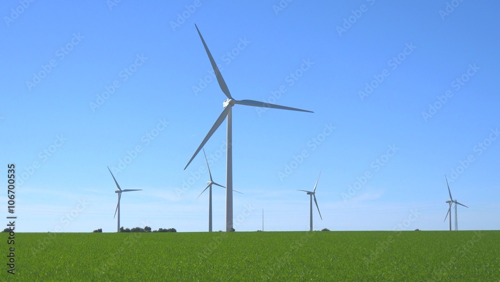 Windmills for electric power production, eco power, wind turbines Windmills for electric power production, eco power, wind turbines