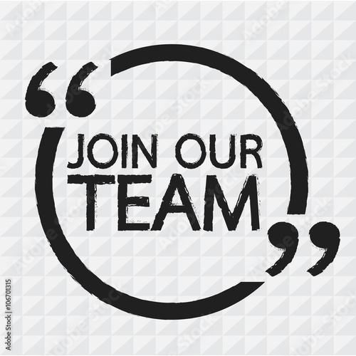 JOIN OUR TEAM Illustration design