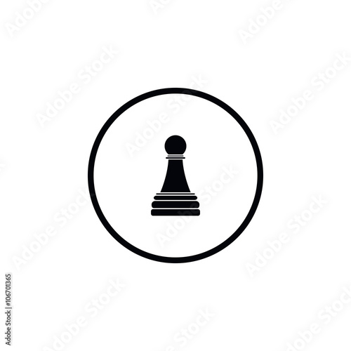 Icon chess pawn.