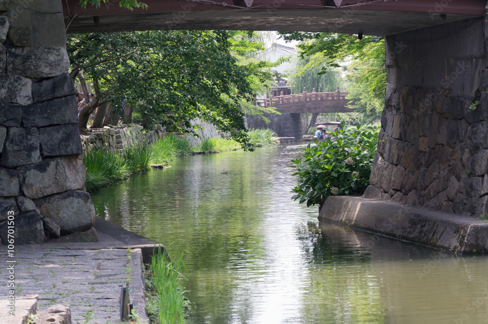 Old bridge in Japan