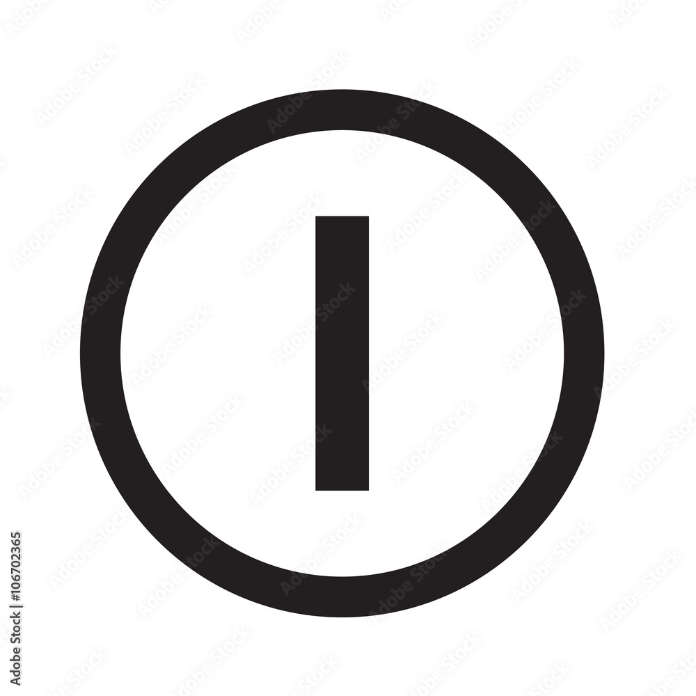 Basic font for letter I icon Illustration design Basic font for letter I icon Illustration design