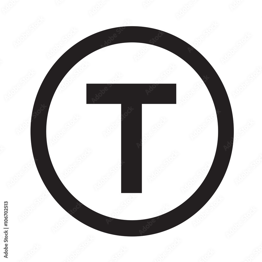Basic font letter T icon Illustration design Basic font letter T icon Illustration design