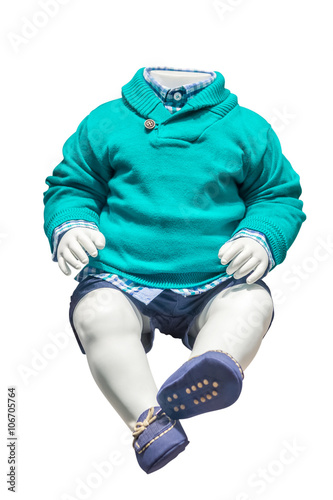 Children's suit isolated on a white background